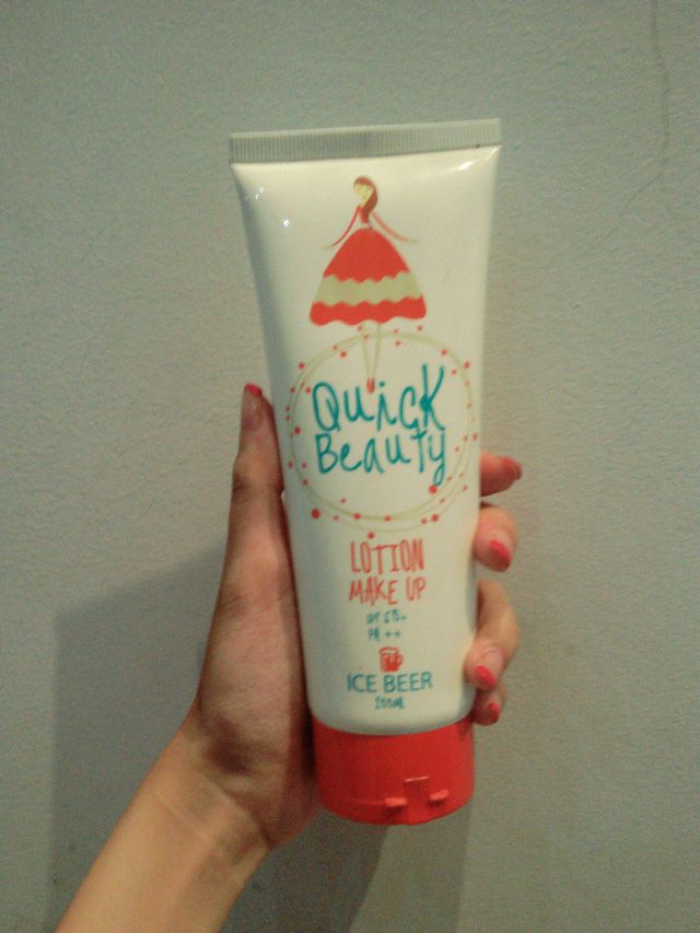 Kem dưỡng trắng da body Quick Beauty Lotion Makeup