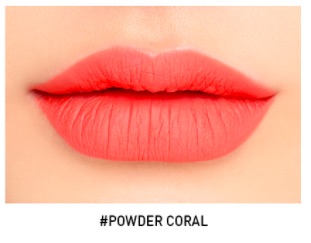 Son Lì 3CE Liquid Lip Color #Powder Coral