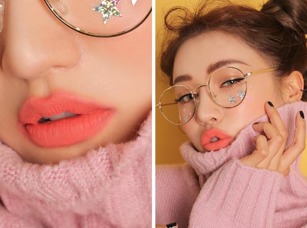 Son Lì 3CE Liquid Lip Color #Powder Coral