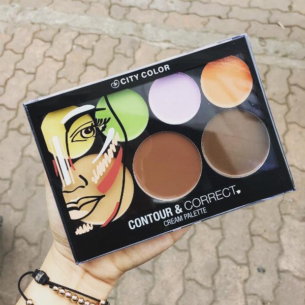 Bảng tạo khối che khuyết điểm 7 ô City Colour